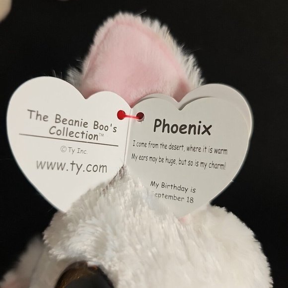 Lot of 3- Ty Beanie Boos DOGS Chewey (2020), Portia (2019) & Phoenix (2020) - Picture 6 of 8